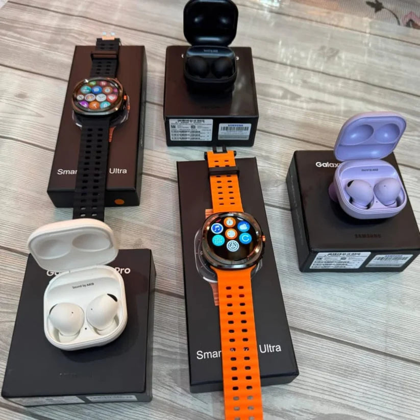 Active 2 Smart Watch & Buds 2 Pro Combo Offer I Bluetooth Connectivity I Combo Offer I Smart Watch with All Features I Stylish in Ear Buds
