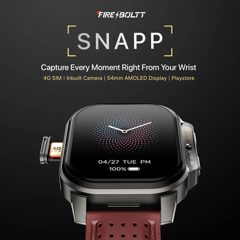 Fire-Boltt Snapp Smart Watch, Selfie